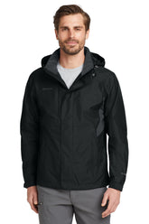 Eddie Bauer® Rain Jacket - Black/ Steel Grey - XS